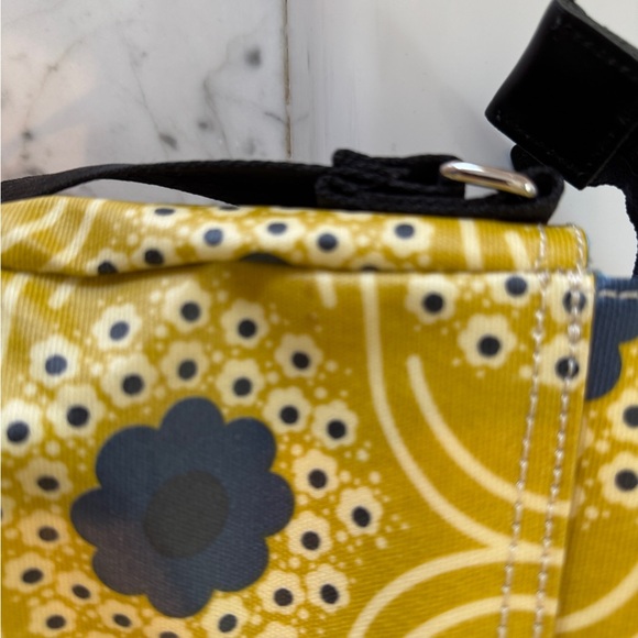 Orla Kiely Yellow and Blue Crossbody Bag - Picture 5 of 10